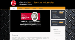 Desktop Screenshot of garageinc.cl